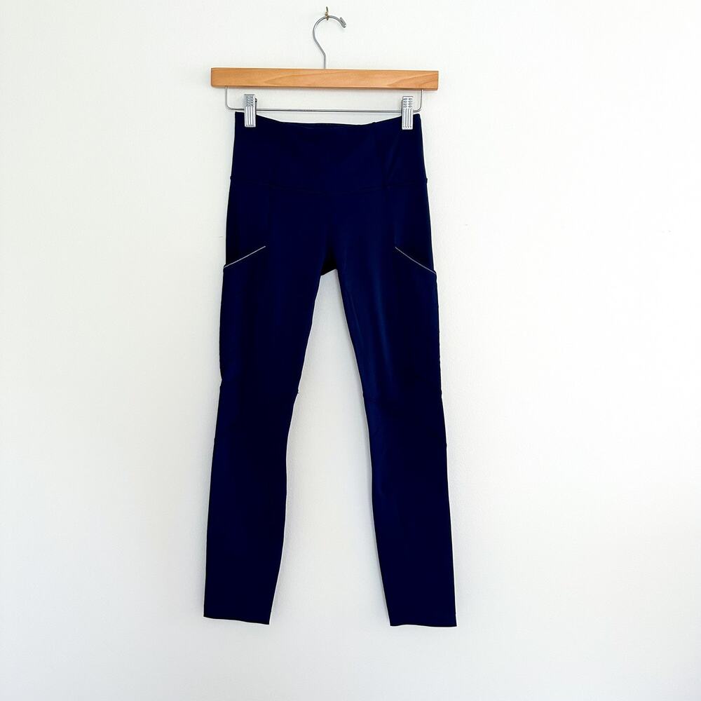 Lululemon Run Speed Tight V Leggings Blue 2